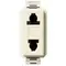 Vimar - 08194 - 2P 15A USA+EU outlet for ø4,8mm plug