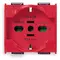 Vimar - 08410.R - Toma 2P+T 16A universal rojo