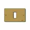 Vimar - 08535.BR - Plate 1M alum. screwfix bronze