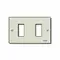 Vimar - 08536 - Plate 2M alum. screwfix gold