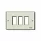 Vimar - 08537 - Plate 3M alum. screwfix gold