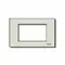 Vimar - 08657 - Plate 3sp.M alum. snapfix gold