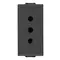 Vimar - 09201.CM - 2P+E 10A P11 outlet carbon matt