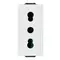 Vimar - 09203 - 2P+E 16A P17/11 outlet white