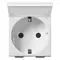 Vimar - 09208.C - 2P+E 16A DE SICURY outlet+cover white