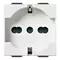 Vimar - 09210 - 2P+E 16A universal outlet white