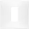 Vimar - 09661.11 - Plaque 1Mcentrx2M techn.blanc mat