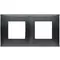 Vimar - 09664.03 - Plate 4M (2+2)x71 techn.slate grey