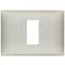 Vimar - 09671.22 - Plaque 1Mcentr. techn.nickel mat