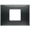 Vimar - 09672.03 - Plate 2centrM techn. slate grey