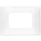 Vimar - 09673.11 - Plaque 3M techn.blanc mat