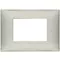 Vimar - 09673.22 - Plaque 3M techn.nickel mat