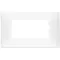 Vimar - 09674.11 - Plaque 4M techn.blanc mat