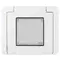 Vimar - 09911.01 - Tapa IP55 2M con garras blanco