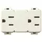 Vimar - 10196 - Two 2P+E 15A USA+SASO outlets