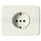 Vimar - 10714 - 2P+E 16A P30 outlet for ø60mm box