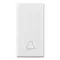 Vimar - 14021.C - Button 1M bell symbol white