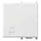 Vimar - 14022.C - Touche 2M symbole sonnerie blanc