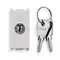 Vimar - 14087.SL - 2P NO 16A push button +key Silver