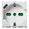 Vimar - 14210.USB - 2P+E 16A Universal+USB-C outlet white