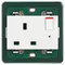 Vimar - 14221 - Switched 2P+E 13A English outlet white