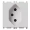 Vimar - 14226.SL - 2P+E 10A Swiss 13 type outlet Silver