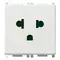 Vimar - 14248 - 2P+E 16A USA+EU SICURY outlet white