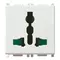 Vimar - 14257 - 2P+E13ASICURY multistandard outlet white