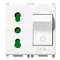 Vimar - 14273 - Prise 2P+T 16A P17/11+MT C16 blanc