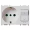 Vimar - 14276.SL - 2P+E 16A P30 outlet +C16 CB Silver