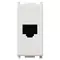 Vimar - 14321 - RJ12 phone jack 6/6 white