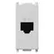 Vimar - 14329.SL - BUS RJ11phone jack Silver