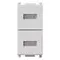 Vimar - 14388.SL - Neutral double indicator unit Silver