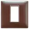 Vimar - 14641.23 - Plaque 1M techn. marron iridescent