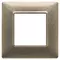 Vimar - 14642.70 - Abdeckrahmen 2M Metall bronze-metallic