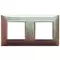 Vimar - 14643.23 - Plate 4M(2+2)71mm techn.iridescent brown