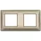 Vimar - 14643.26 - Plate 4M (2+2) 71mm metall.bronze