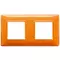 Vimar - 14643.48 - Plate 4M (2+2) 71mm Reflex orange