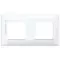 Vimar - 14643.AB.01 - Plaque 4M(2+2)x71 techn.antibact.blanc