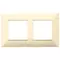 Vimar - 14645.04 - Plate 4M (2+2) 57mm techn.cream