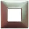 Vimar - 14647.23 - Plaque 2M BS techn.marron iridescent