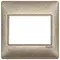 Vimar - 14648.70 - Plate 3M BS techn. metallized bronze