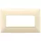 Vimar - 14649.04 - Plate 5M BS techn. cream