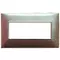 Vimar - 14649.23 - Plate 5M BS techn.iridescent brown