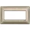 Vimar - 14649.70 - Placa 5M BS tecno.bronce metalizado