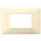 Vimar - 14653.04 - Plate 3M techn. cream