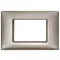 Vimar - 14653.74 - Plate 3M metal pearl nickel