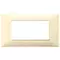 Vimar - 14654.04 - Plate 4M techn. cream