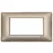 Vimar - 14654.70 - Placa 4M metal bronce metalizado