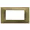 Vimar - 14654.76 - Cover plate 4M metal antique brass